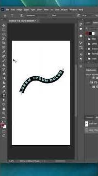 Bend Text Like a Pro in Photoshop! 🔥💡