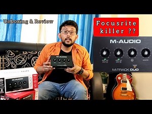 M Audio Mtrack Duo unboxing and review in hindi EP 2 | #mtrackduoreview