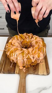 66K views · 768 reactions | The best bundt brunch recipe! I make a peaches and cream inspired bundt | Inked Kitchen | Facebook