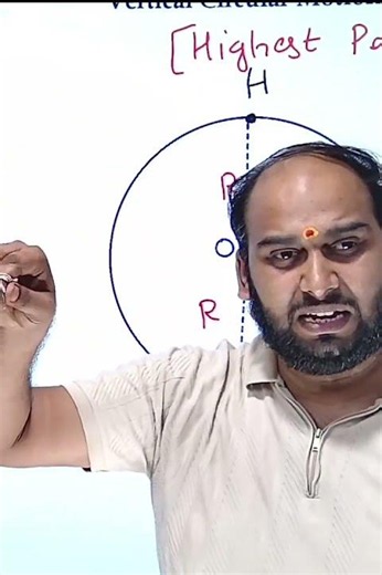 Vertical Circular Motion Explained ⚡ | Class 11 Physics #shorts
