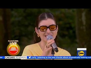 Lorde - California (Full Live Performance from Good Morning America)