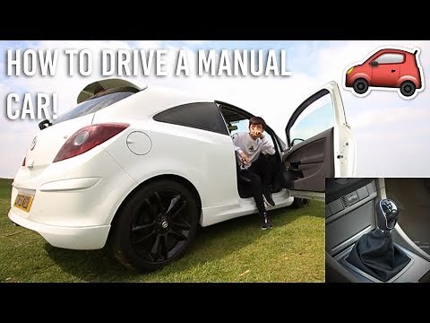 HOW TO DRIVE A MANUAL CAR! 😱