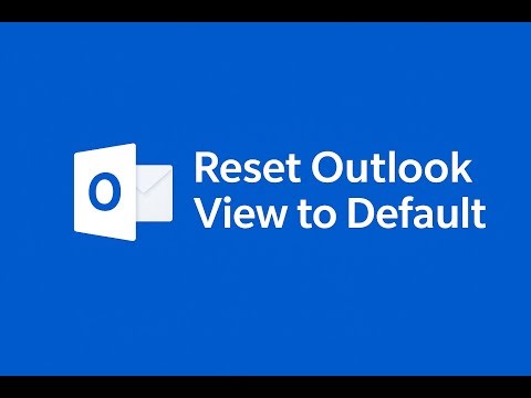 reset outlook view thumbnail