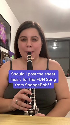 SpongeBob Clarinet Sheet Music: Play the FUN Song!