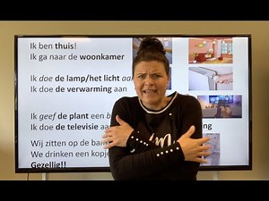 NT2 37 woonkamer, afstandsbediening, plant, gordijn, gezellig! Nederlands leren TC3.5 #learndutch
