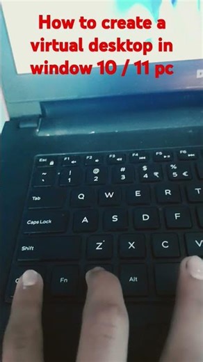 how to create a virtual desktop on window10/11 pc #windows #parallelsdesktop #desktopenvironments