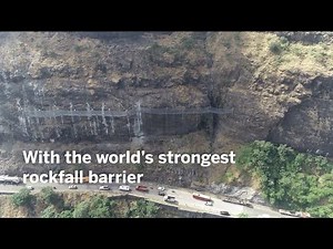 10'000 kJ Rockfall Protection is installed in India