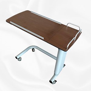 [Hot Item] HPL Laptop Holder Hospital Overbed Table Stand Medical Bed Tray