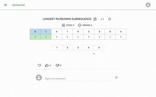 最长上升子序列 动态规划 Longest Increasing Subsequence - Dynamic Programming