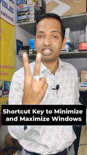 Shortcut Key to Minimize and Maximize For Windows 10 / 11 #computer #shortsfeed #shorts