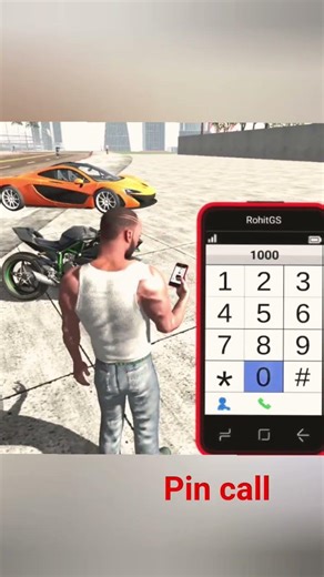 Indian bike 3d game me phone code pin code #code phone all car ka #shortvideo #shortsfeed