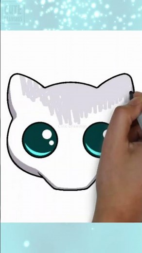 🌟 How to Draw Mewtwo's Face Easily and Adorably | Kawaii Pokemon Drawing 🌈✨ #drawing #howtodraw