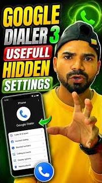 Goggle Dialer 3 Useful hidden settings #goggle #dialer #settings #tipsandtricks #shorts #youtube
