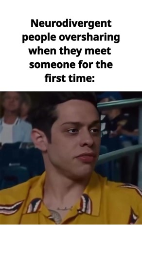 adhdviibes on Instagram: "When the "Hello" suddenly turns into your entire life story, and you realize you may have revealed too much too soon. But hey, that is how we find our people! 😅🙈 What is the most random detail you've shared with a new friend? Follow @adhdviibes for more 💗 ------------------------------------------ #adhd #adhdlife #adhdawareness #adhdsupport #adhdmemes #adhdbrain #neurodivergent #adhdproblems #mentalhealth #neurodiversity #adhdisreal #adultadhd #oversharing #neurospic