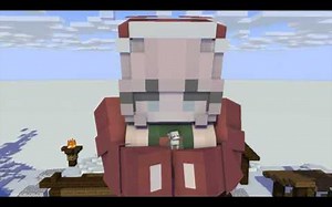 Minecraft Giantess growth winter edition! Giantess animation #32