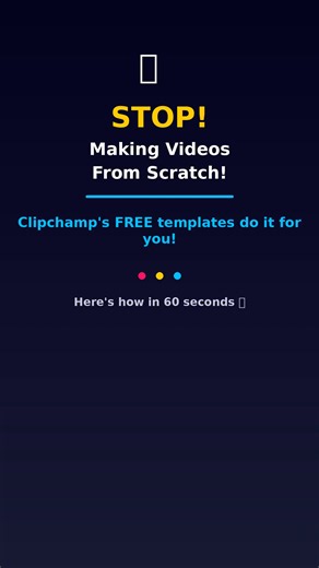 The Clipchamp Template Trick That Saves Hours (Beginner Tutorial)