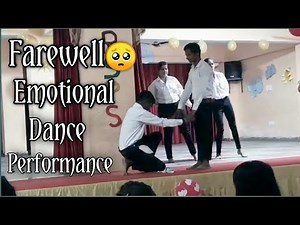Farewell emotional dance performance 🥺||farewell gonna emotional🥺