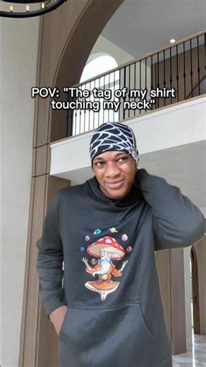 When The Tag Of Your Shirt Touches Your Neck 💀 #shorts #funny #foryou #fyp