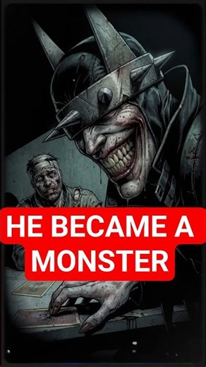 Batman broke his rule and became a MONSTER #batman #joker #dccomics