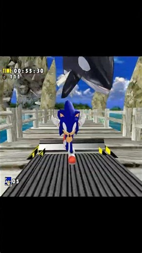 Sonic Adventure - Killer Whale Chases Me! (Emerald Coast) #gaming #gameplay #games