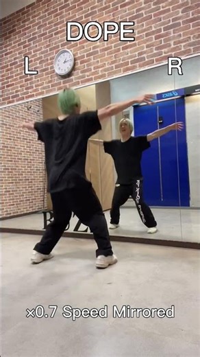 BTS"DOPE"Slow Dance Tutorial Mirrored ‪@BTS‬ #bts #btsarmy #dope #btsshorts