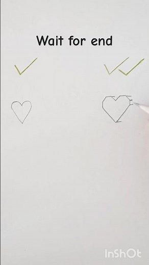 How to Draw a 3D Heart Step by Step | Easy Drawing Tutorial 🤔😨#shorts #art #satisfying #drawing