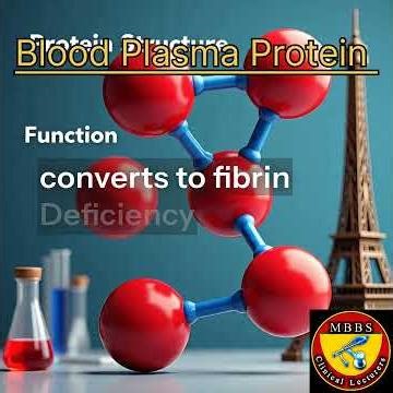 "Blood Plasma Proteins: Structure, Functions, and Deficiency Disorders Explained"