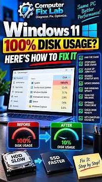 Resolving 100 % Disk Usage in Windows 11