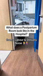 1.7K reactions · 59 shares | What does a postpartum room in the hospital look like? 擄櫓 From a labour & delivery nurse! #birth #laboranddeliverynurse #nurse #postpartum #newmom #pregnant #pregnancy #postpartumroom #hospital #postpartumnurse | Nurse Sydney | Facebook