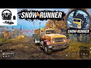 SnowRunner Heavy hauling in a forest - SnowRunner part 2 | PXN V9