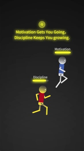 Motivation Gets You Going, Discipline Keeps You growing #funny #dothingsyoudontwanttodo #memes