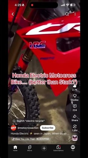 Brand New Honda Electric Motocross Bike! Stark Varg or Honda E?