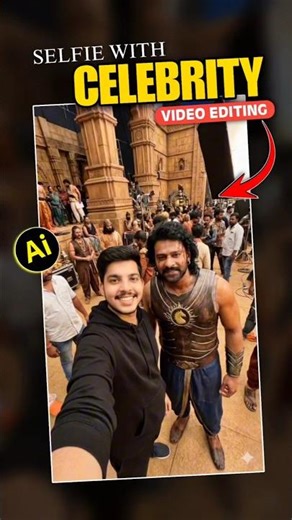 Ai Selfie With Celebrities Video Editing Prompts | Instagram Trending Celebrity Selfie Reels Editing