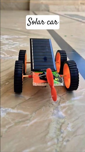 Our solar car using drone motor #diy #experiements #arduinoprojects #arduinotutorials