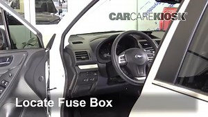 Interior Fuse Check: 2016 Subaru Forester 2.0XT Premium 2.0L 4 Cyl. Turbo