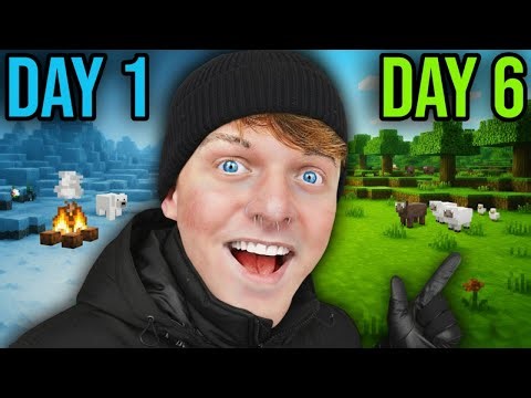 I Escaped Minecraft’s Frozen Arctic… and Found a World Full of Life!