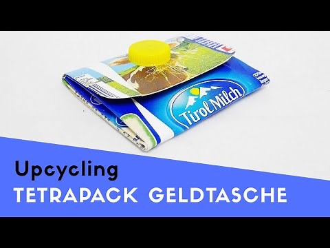 DIY Anleitung: Geldtasche aus Tetrapack falten - einfach und schnell