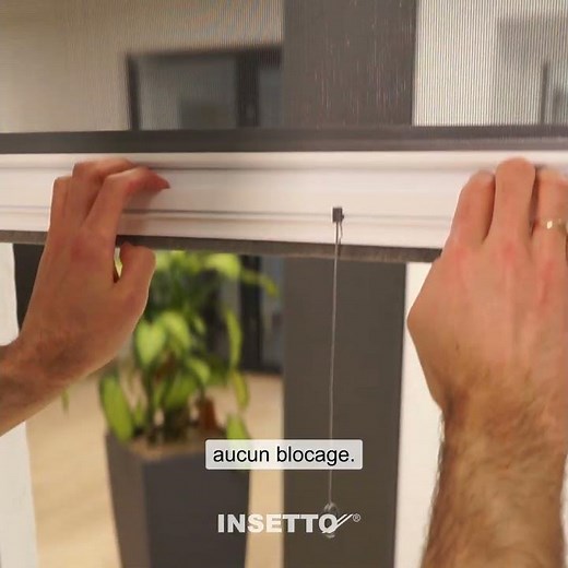 Insetto | Store moustiquaire sur mesure | A accrocher à la fenêtre