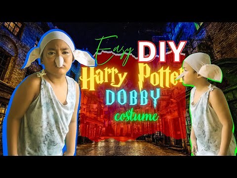 HOW TO MAKE DOBBY|| HARRY POTTER || COSTUME FOR BOOK WEEK OR HALLOWEEN