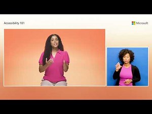 Introduction to disability and accessibility (with ASL)
