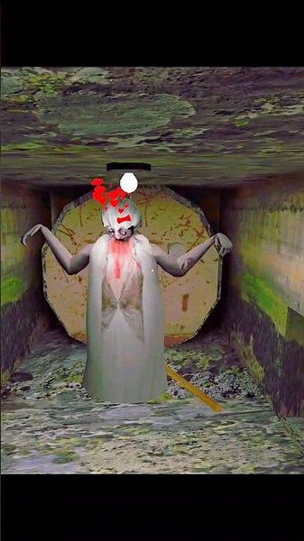 Granny Sewer Escape in Normal Mode 😱#Granny Game #Shorts"