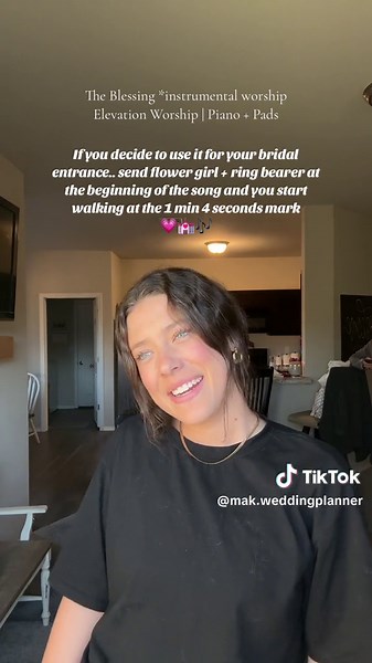 ANOTHER worship song you could use for your ceremony!! Instrumental is always a good option for entrances but the original version with Kari Jobe Cody Carnes is just perfect too. #weddingsongs #bridalentrance #weddingtips