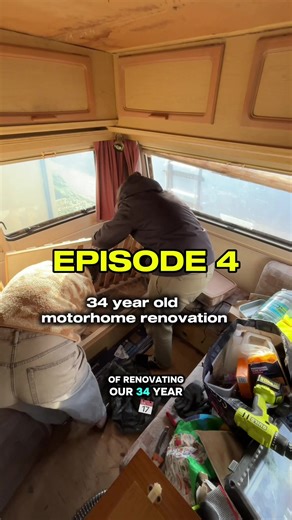 A tiny leak started a full rebuild 🙃 #vanbuild #renovation #diy #motorhome #vanlife