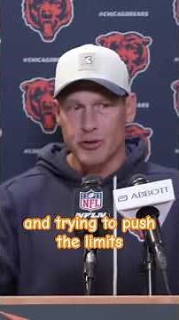 Bears Ben Johnson said Caleb Williams Growth & Red Zone Development trending upward in Camp