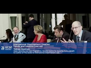 A Discussion on International Disarmament Treaties: Trends and Lessons Learned