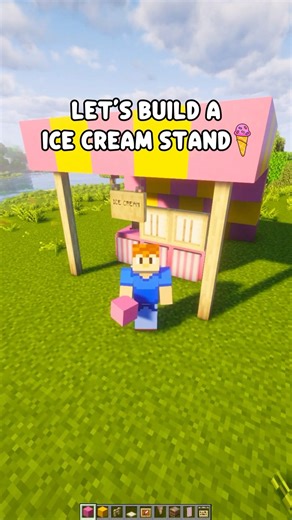 Let’s Build a QUICK and EASY Ice Cream Stand🍦