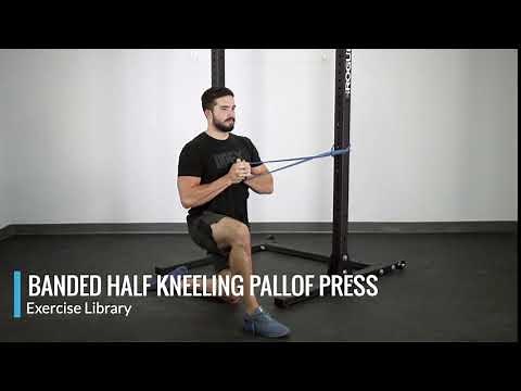 Banded Half Kneeling Pallof Press