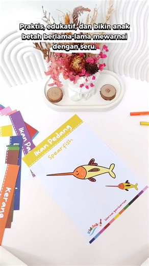 Supplier Mainan Edukasi | Colorful Coloring Page Mainan Mewarnai 12 Lembar Edukasi Anak Mainan edukasi COLORFUL COLORING PAGE adalah lembar mewarnai yang dirancang... | Instagram