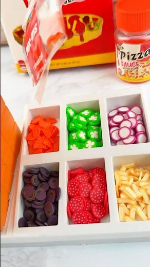 DIY Mini Slime Pizza Maker Factory Satisfying Video ASMR! 🍕 #shorts #fidgets #asmr
