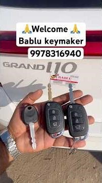 i10 normal key convart to flip key 🔑 #flipkey #automobile #key #smartphone